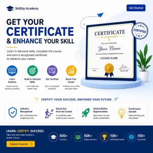 Get Your Certificate & Showcase Your Skills